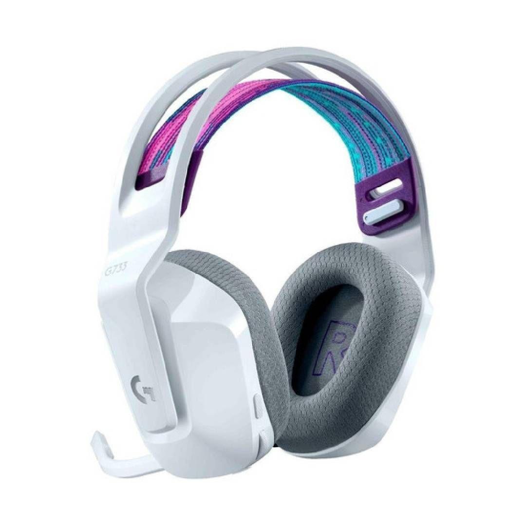 Audífonos Gamer Inalámbricos Logitech G Series G733 Blanco-0
