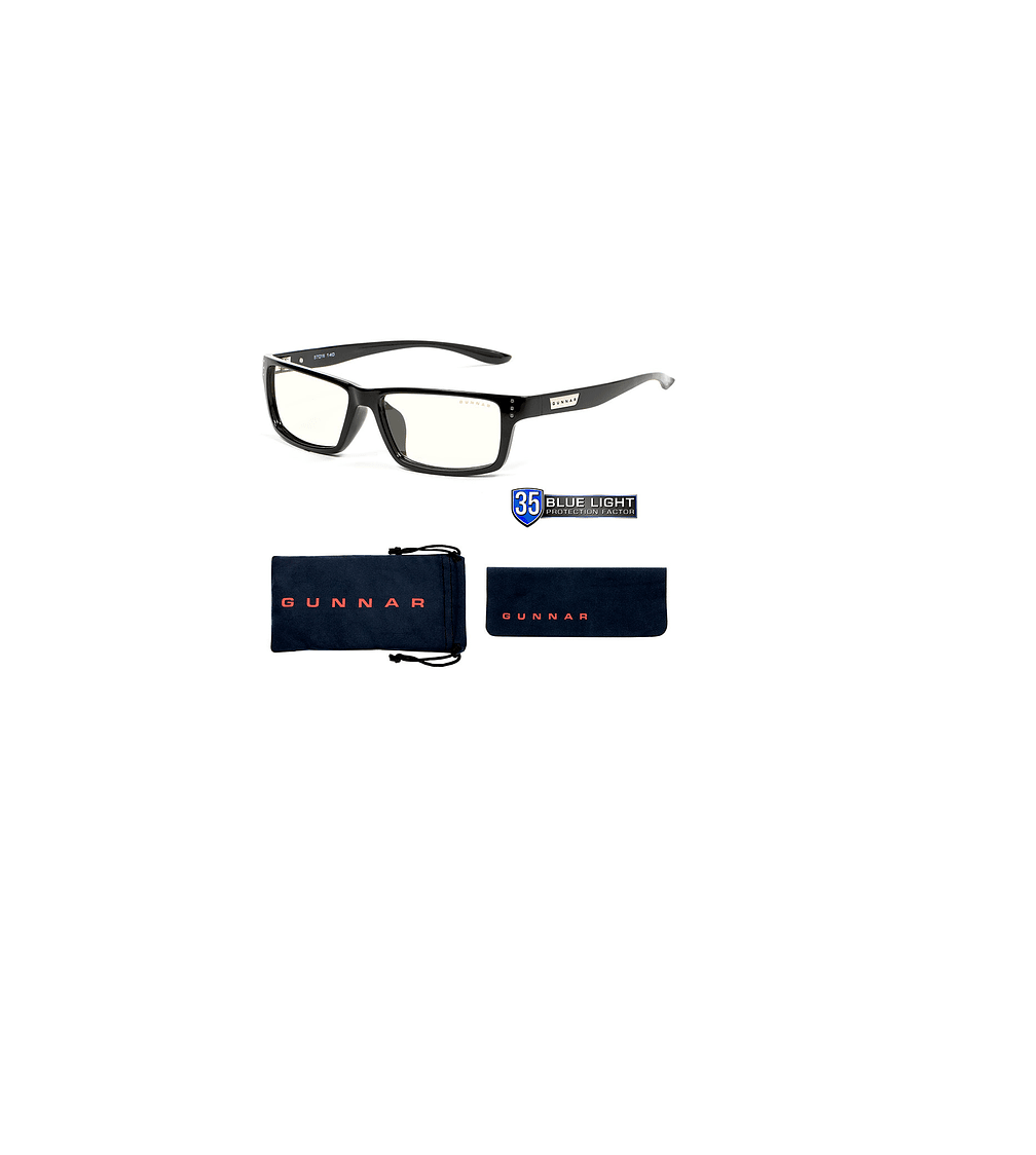 Lentes Gamer Gunnar Riot Onyx Clear-3