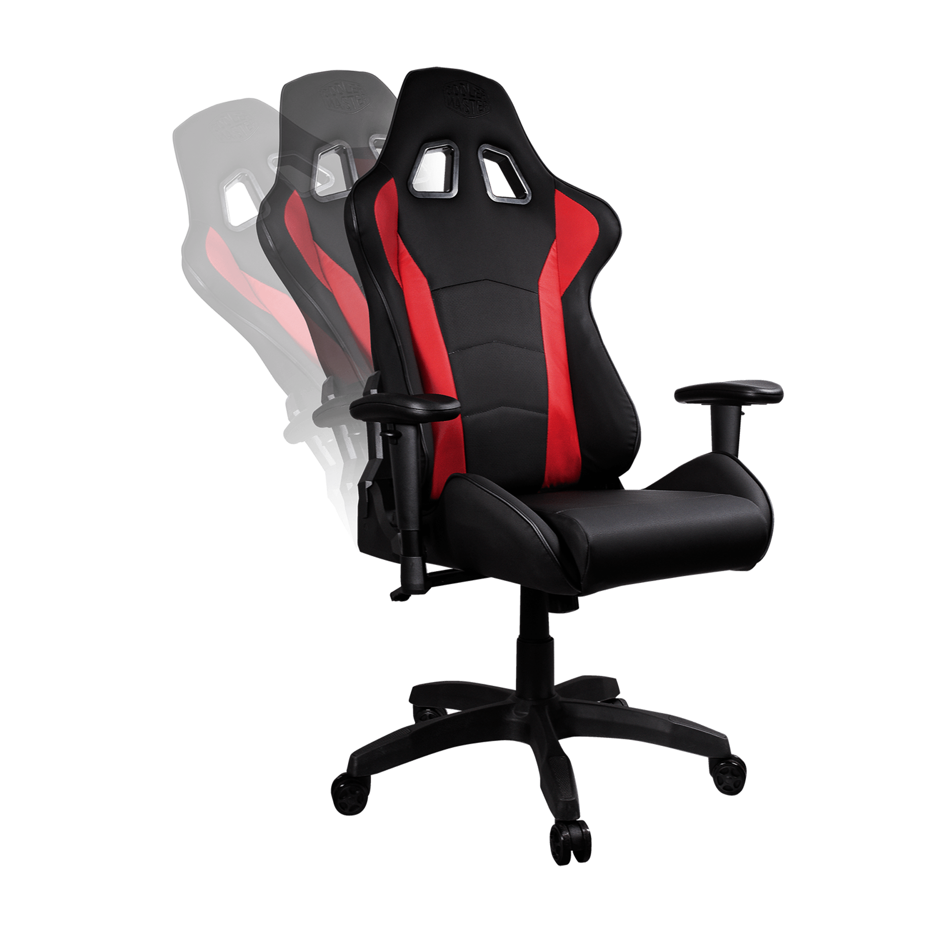 Silla Gamer Cooler Master Caliber R1 Roja Altura Ajustable-3