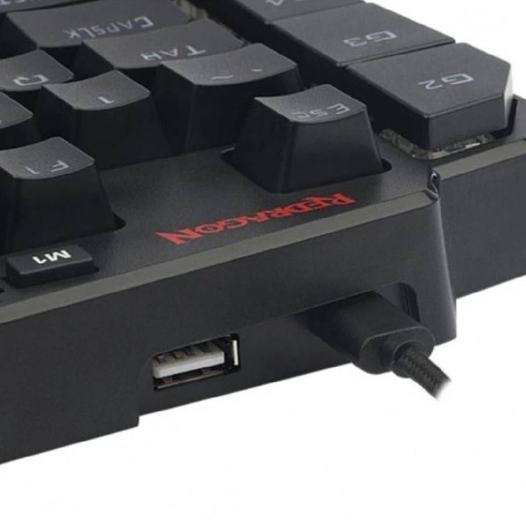 Teclado de una mano Redragon Diti Gaming RGB Blue Switch-3