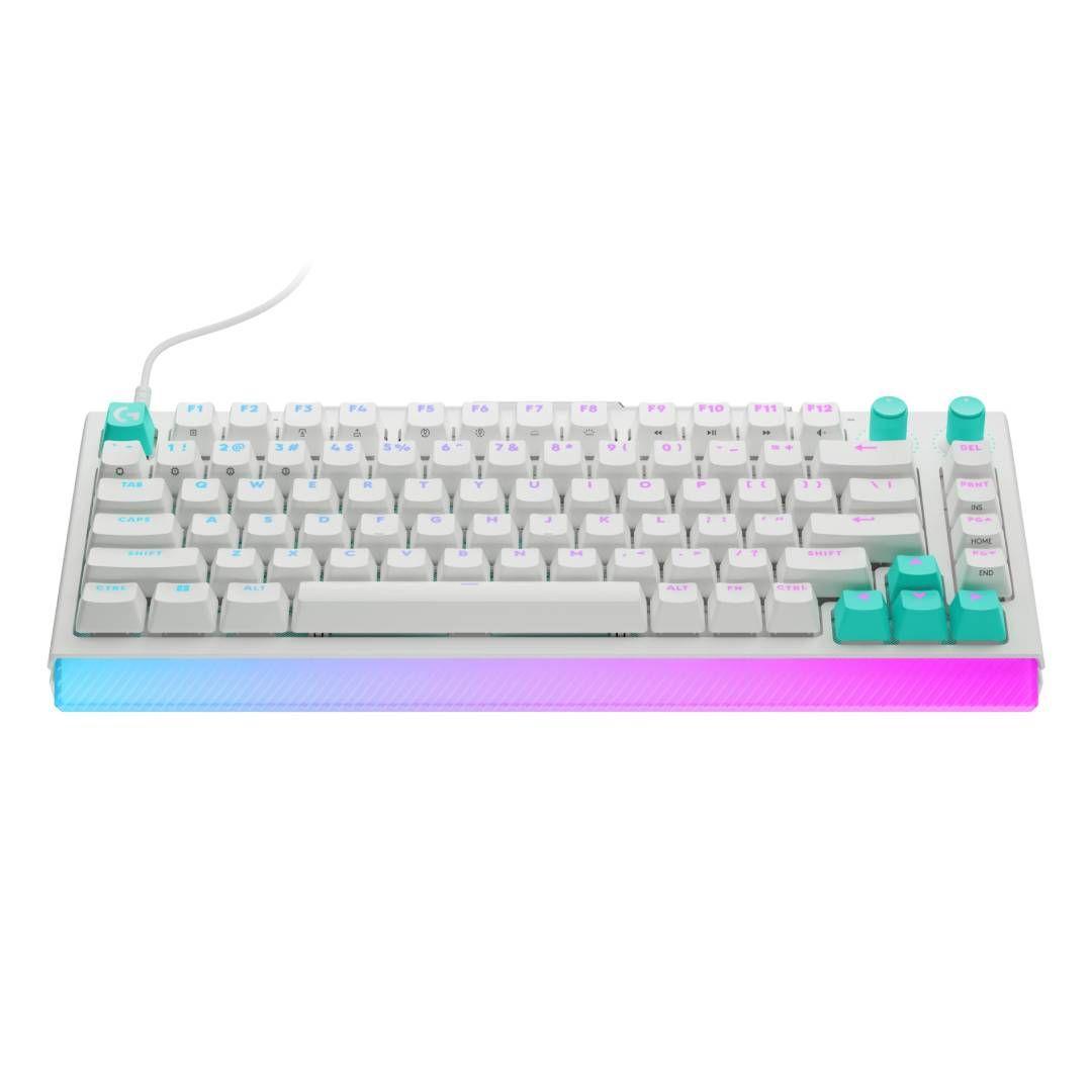 Pack Teclado Gamer Logitech G512 X 75 Blanco + Palm Rest-2