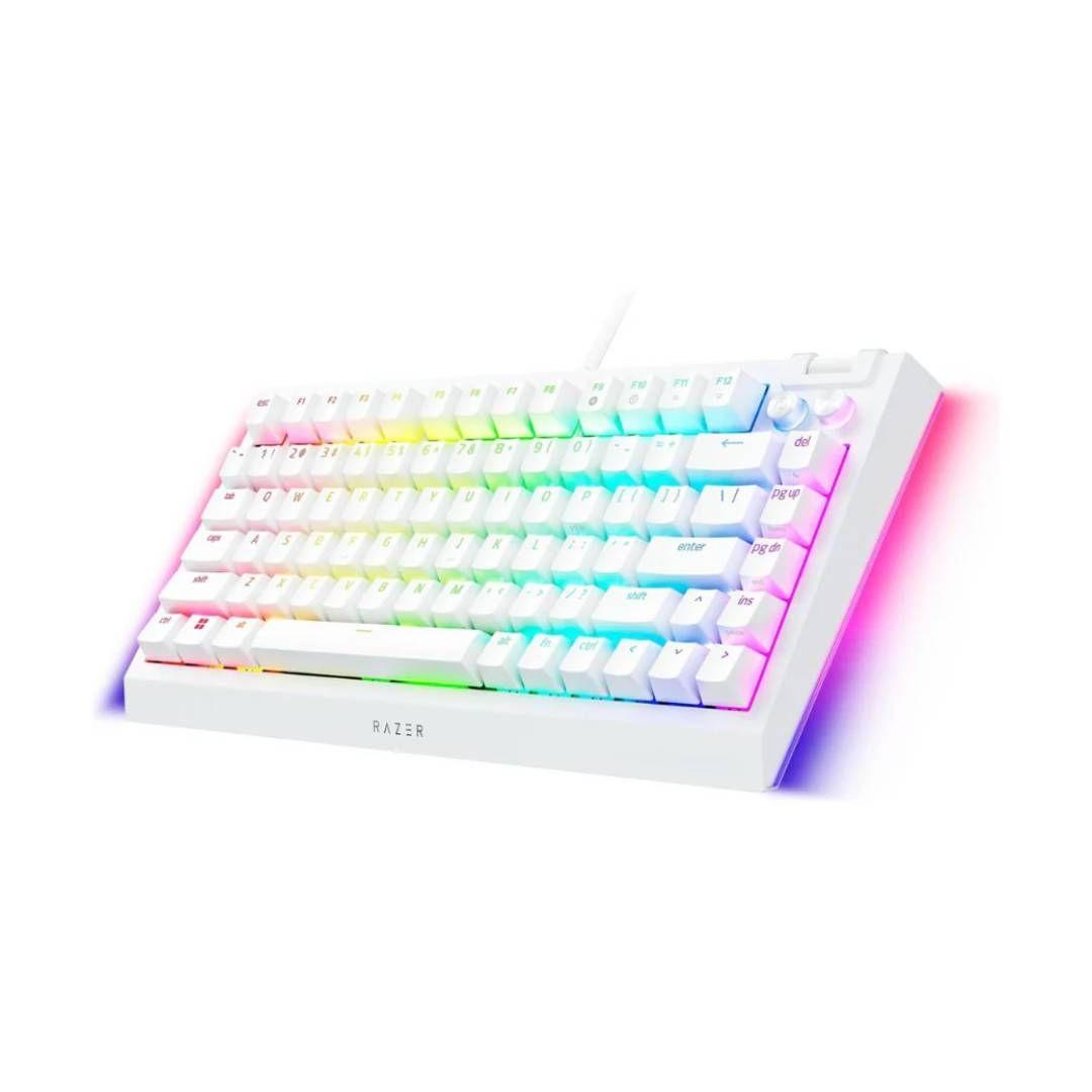 Teclado Razer Blackwidow V4 Mercury 75 Sw. Orange Ingles-1