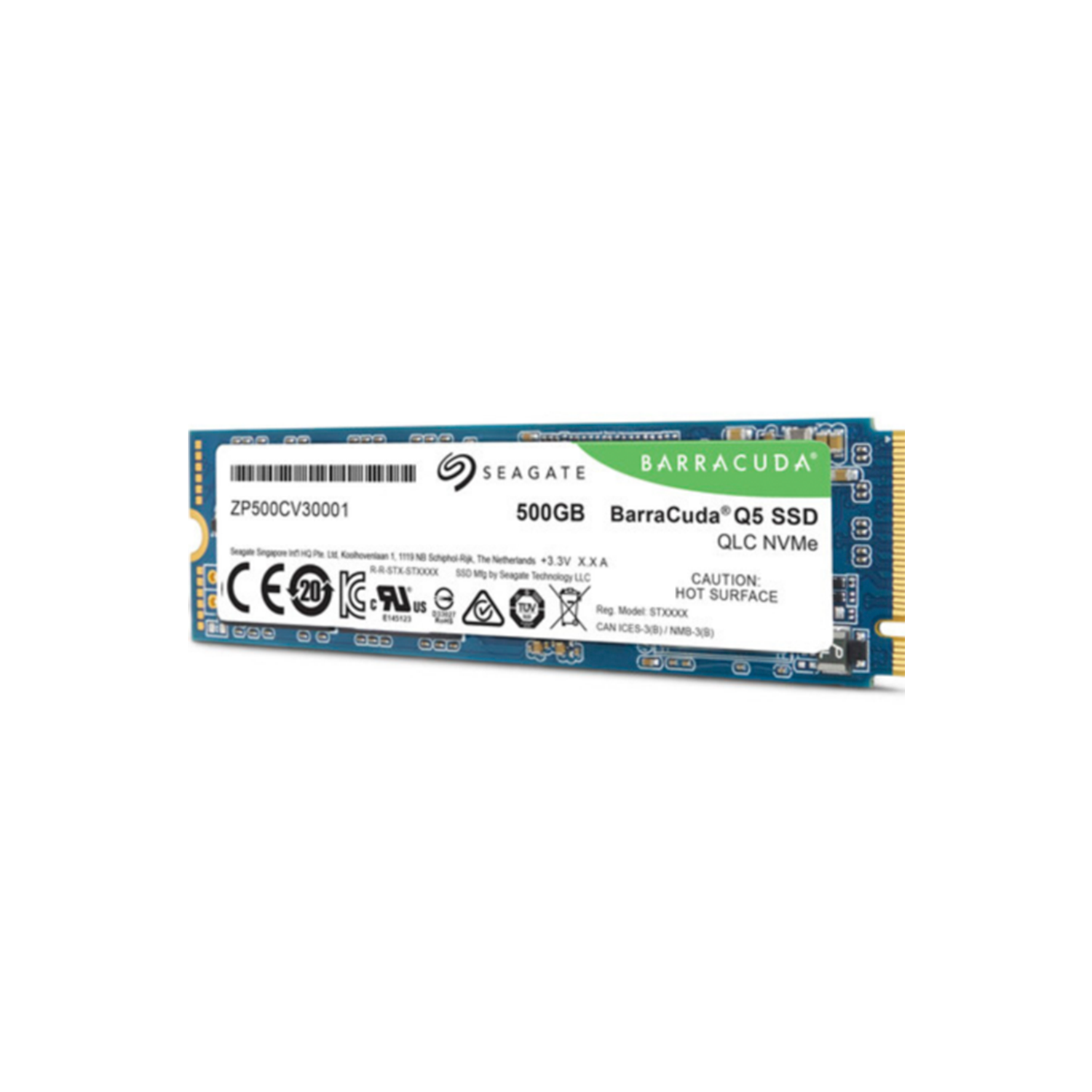 Disco Duro Solido Seagate Barracuda Q5 500GB M.2 2280 PCIe-1