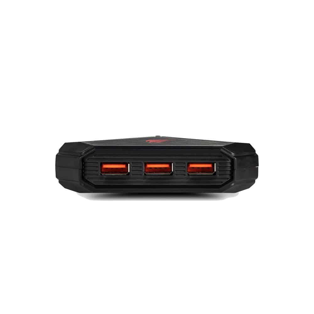 Hub USB Gamer Gamenote H95 USB 3.0 Lector Tarjeta Jack 3.5-5