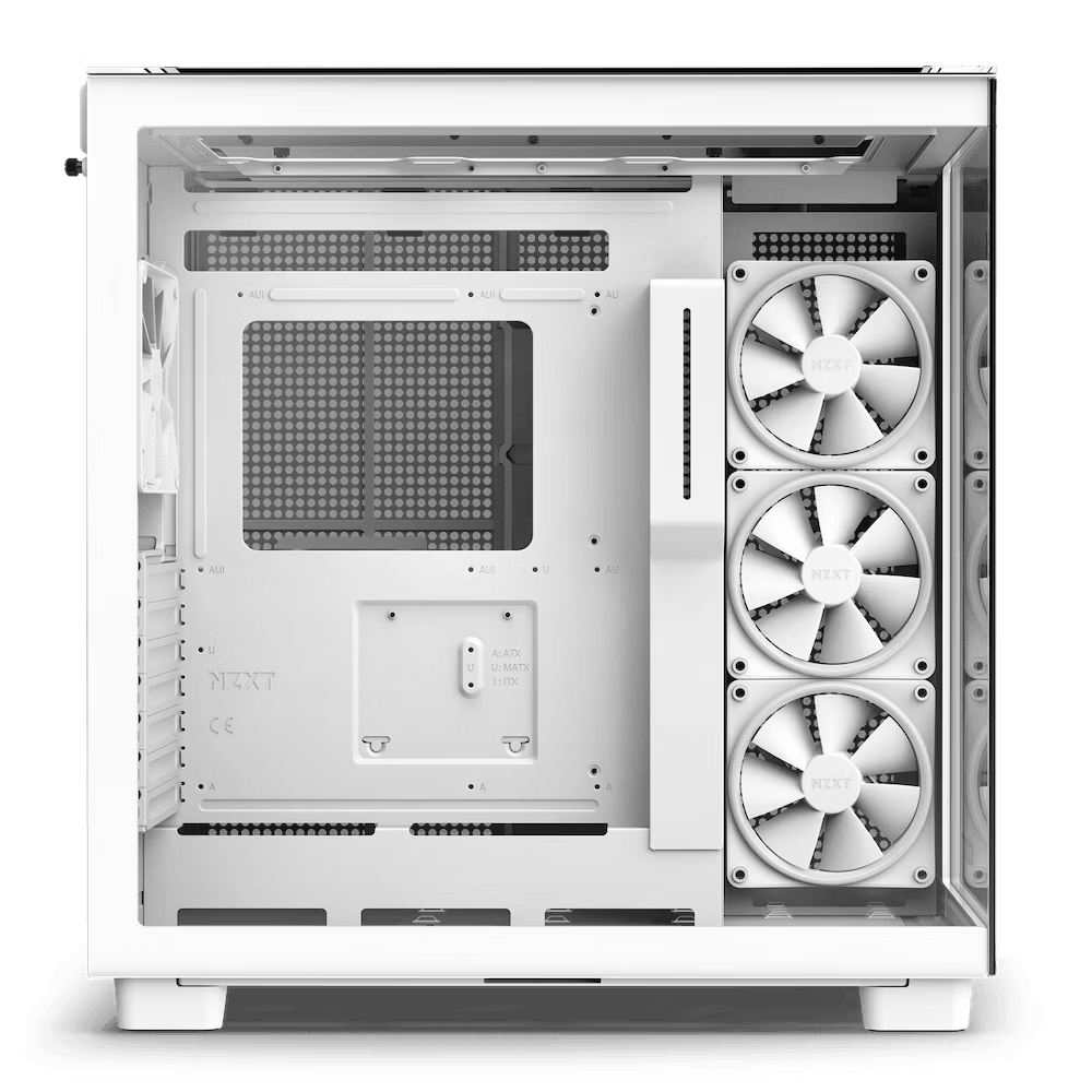 Gabinete NZXT H9 Elite ATX Mid Tower Blanco-4