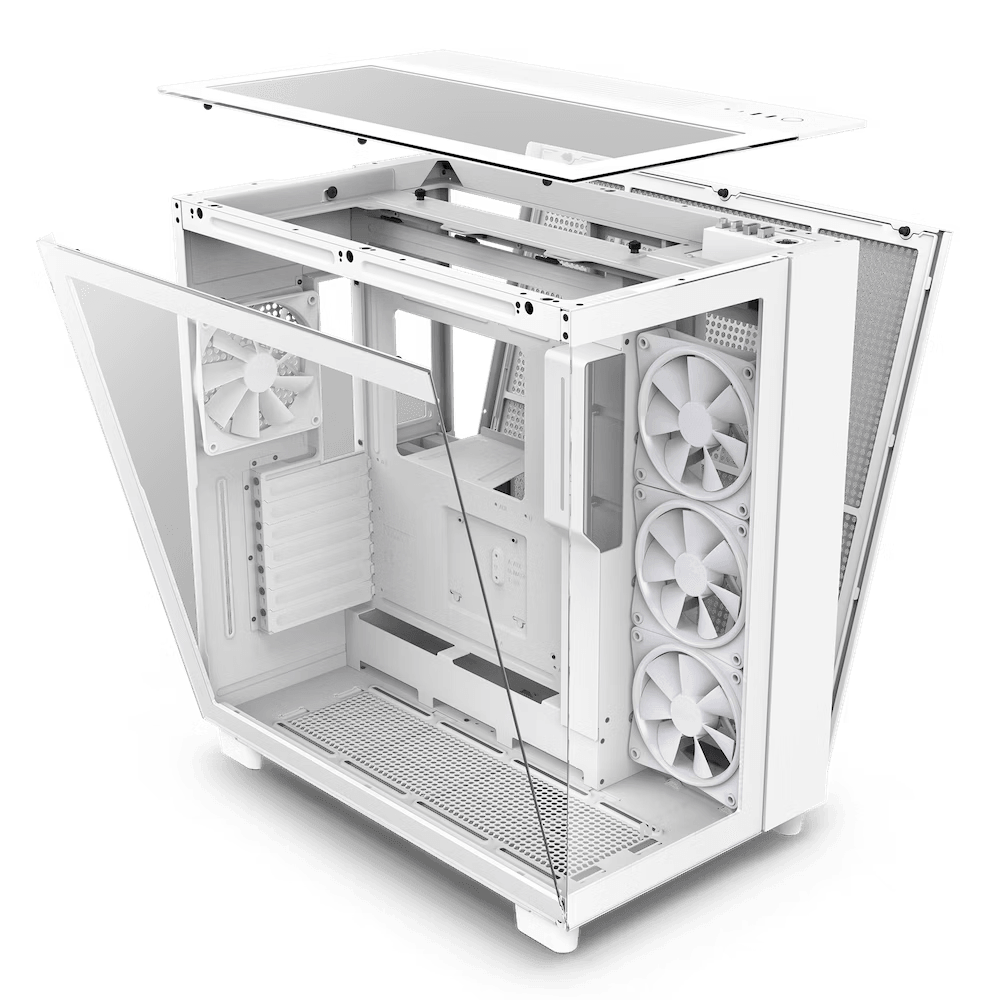 Gabinete NZXT H9 Elite ATX Mid Tower Blanco-7