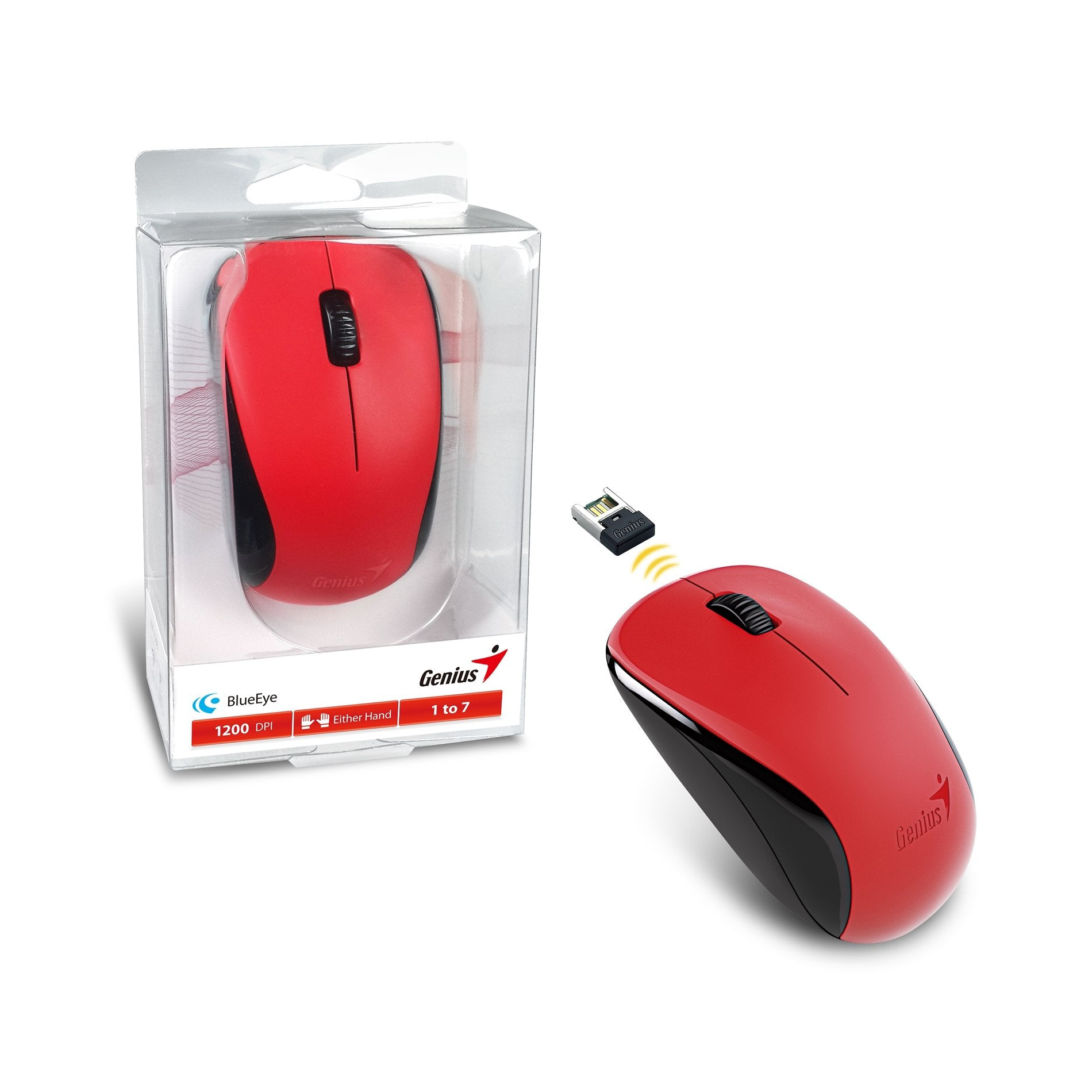 MOUSE GENIUS NX-7000 WIRELESS ROJO 1200 DPI-4