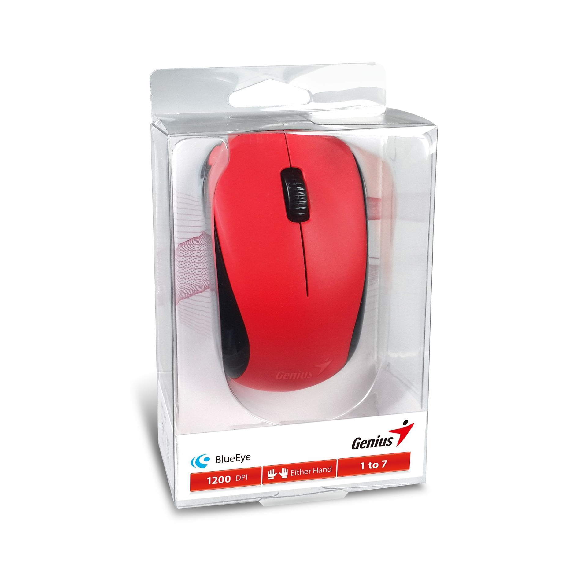 MOUSE GENIUS NX-7000 WIRELESS ROJO 1200 DPI-5