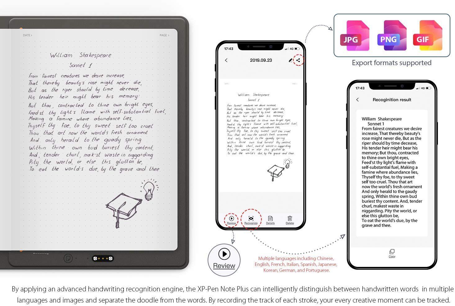 Cuaderno Inteligente XP Pen Note Plus 245x176cm-1