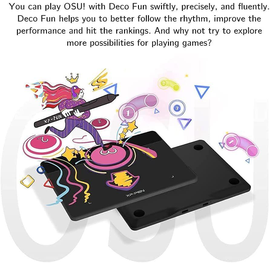 Tableta Grafica Digitalizadora DECO FUN XS COLOR BLACK-6