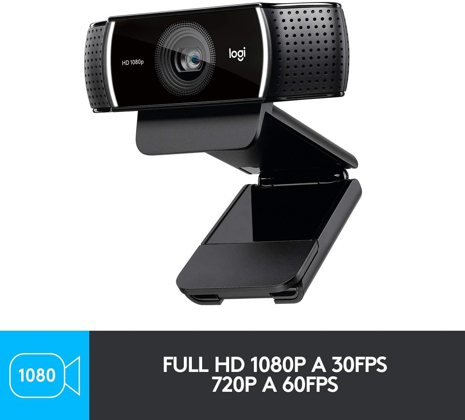 Camara Web Logitech C922 HD Pro Stream Full HD USB-3