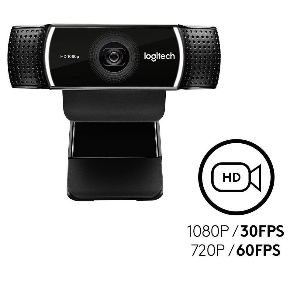 Camara Web Logitech C922 HD Pro Stream Full HD USB-4