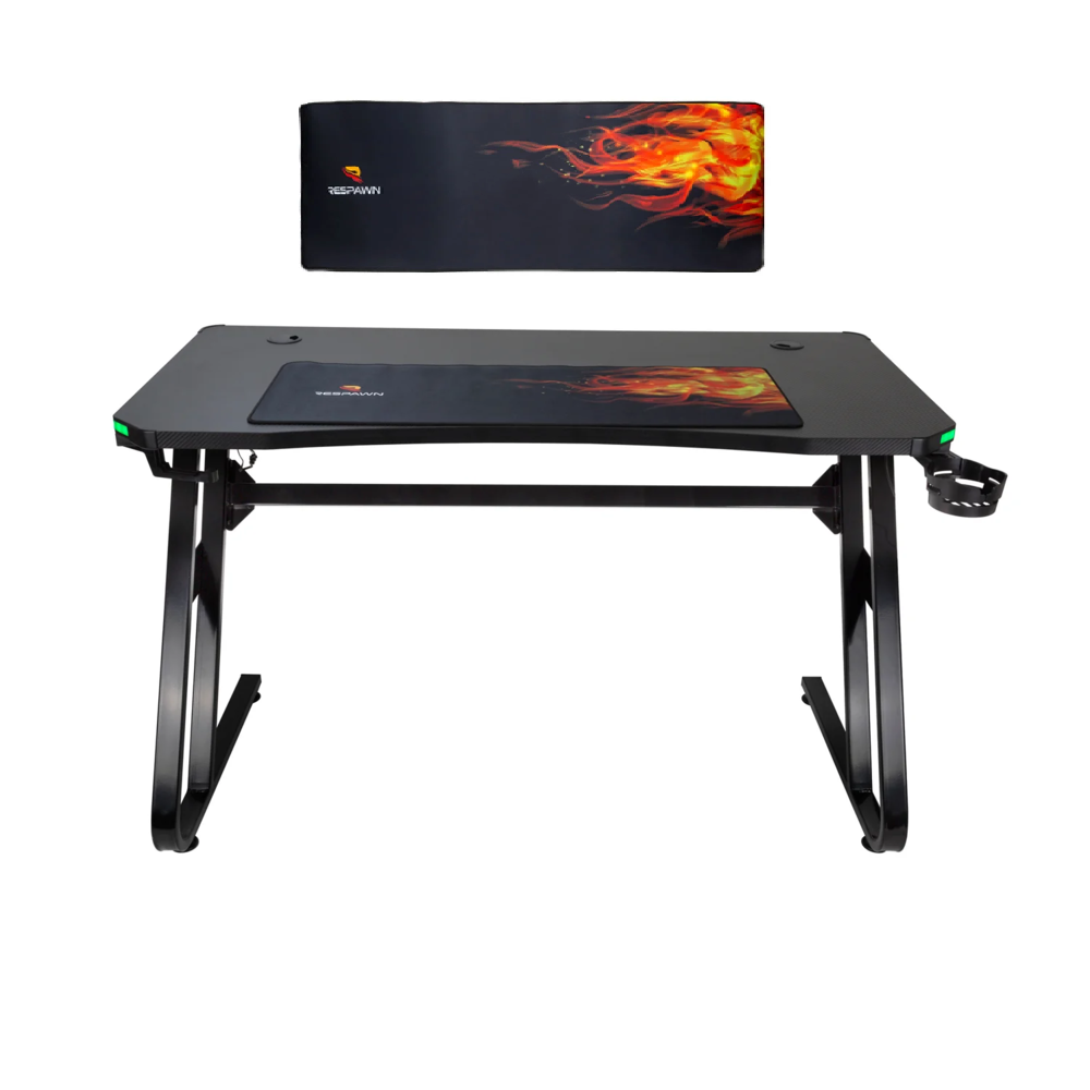 Escritorio Gamer Respawn RGB GT100 Black + Mousepad 80x30cm-1