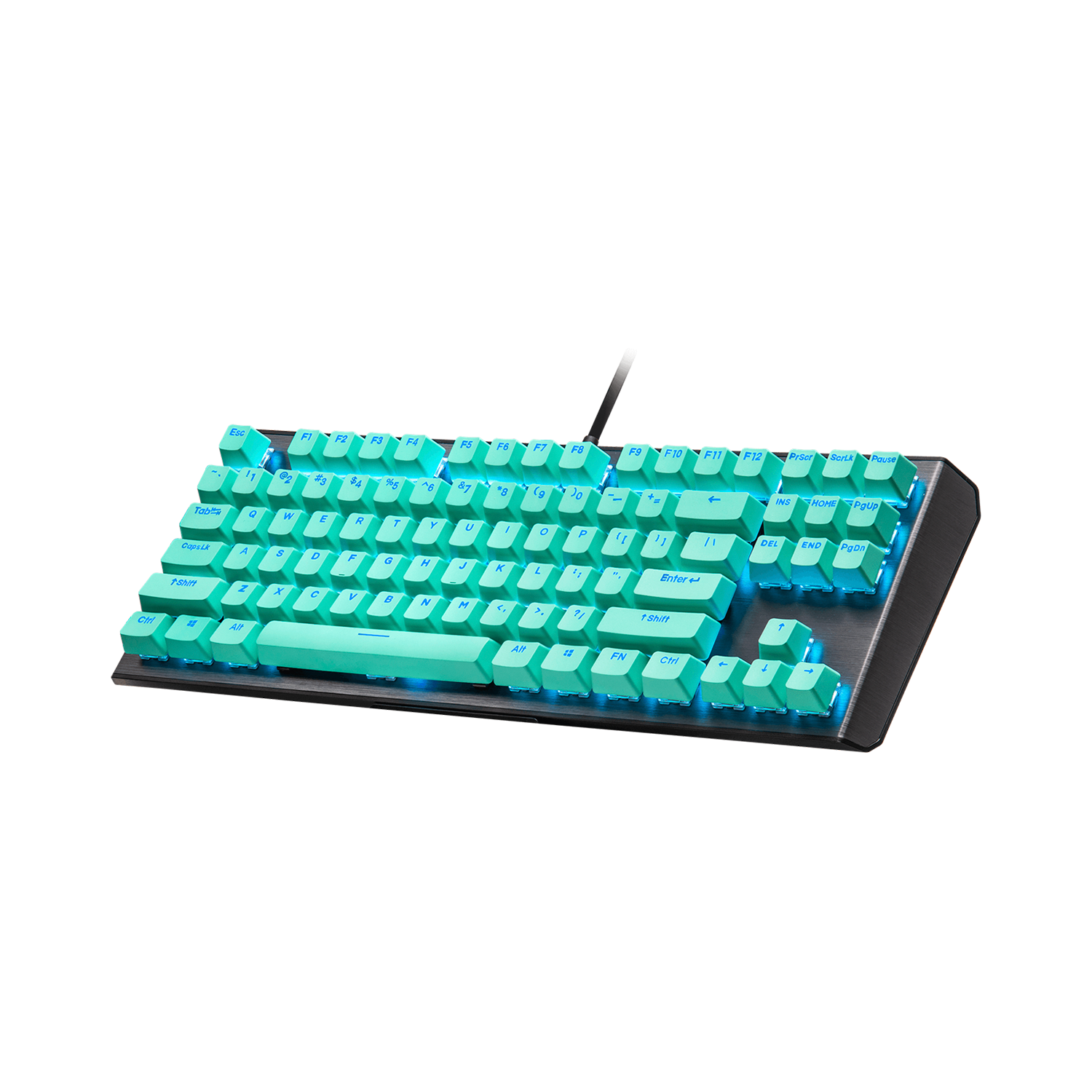 Teclas Keycap Cooler Master PBT Mint Green Layout Ingles-3