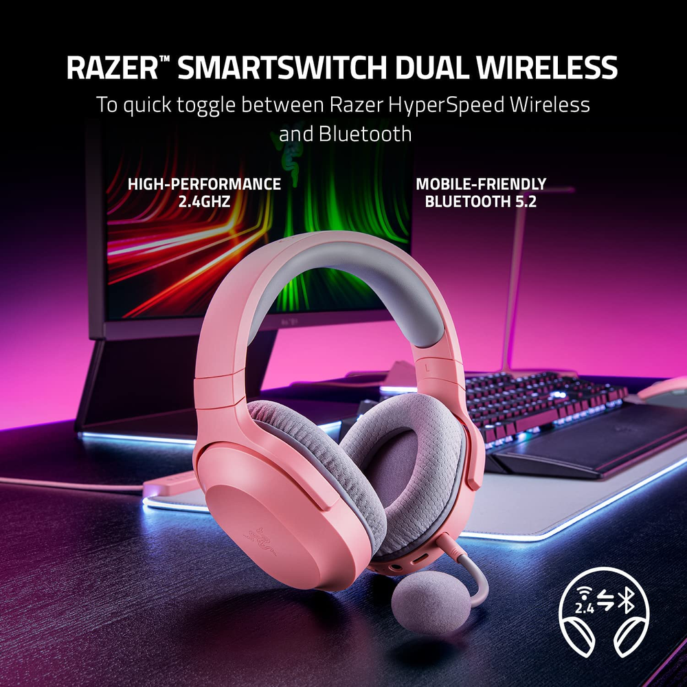 Audifono Gamer Razer Barracuda X Quartz Ver 2022-2