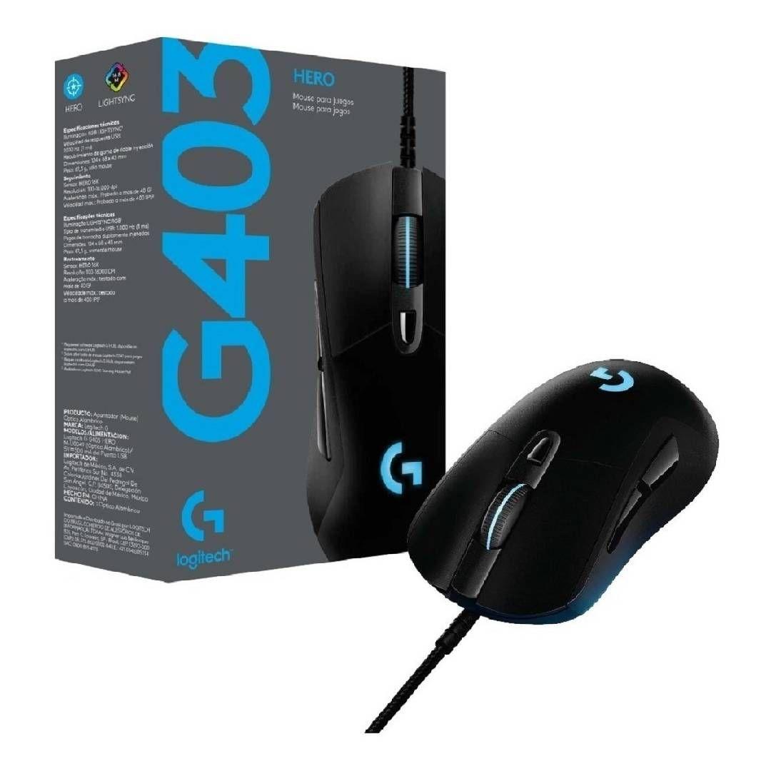 Mouse Gamer Logitech G403 Wired Lightsync 25K DPI RGB-1