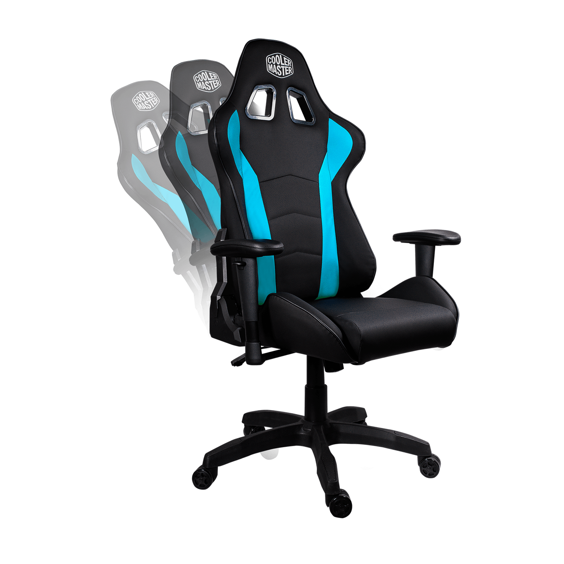 Silla Gamer Cooler Master Caliber R1 Azul Altura Ajustable-3