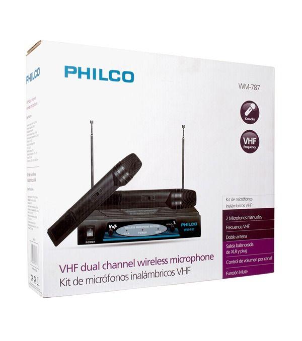 MICROFONO INALAMBRICO VHF PHILCO-2