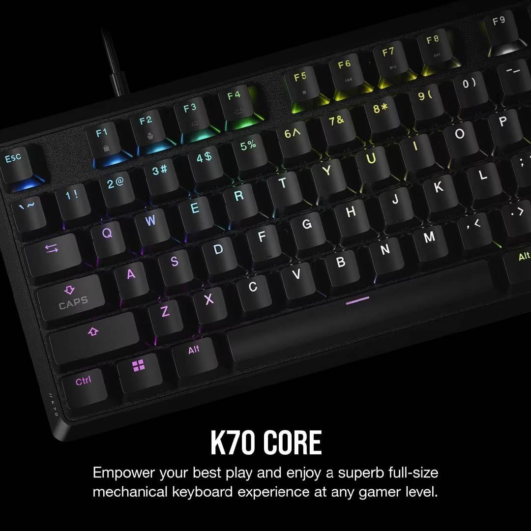 Teclado Gamer Mecánico Corsair K70 CORE RGB Negro-5