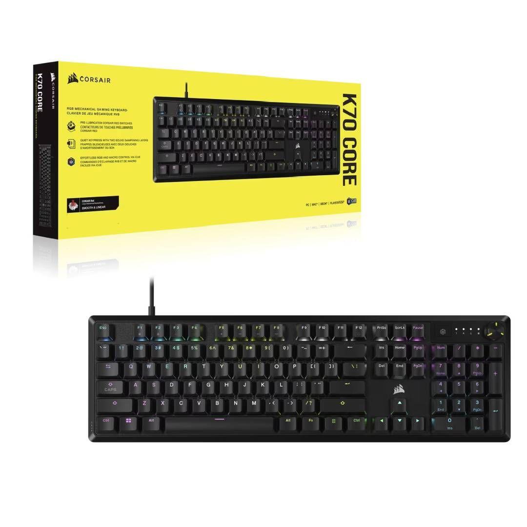 Teclado Gamer Mecánico Corsair K70 CORE RGB Negro-6