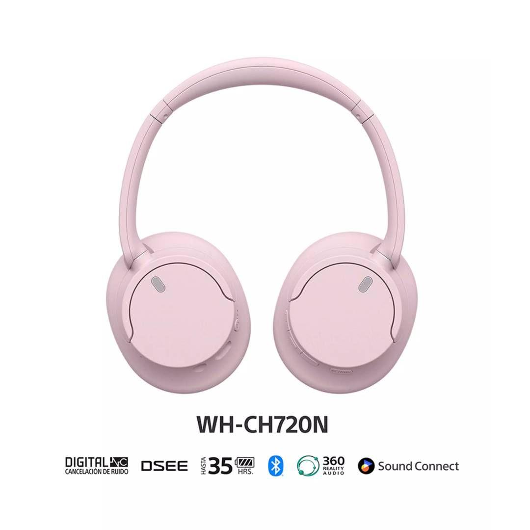 Audífonos Inalámbricos Sony WH-CH720N Rosado-3