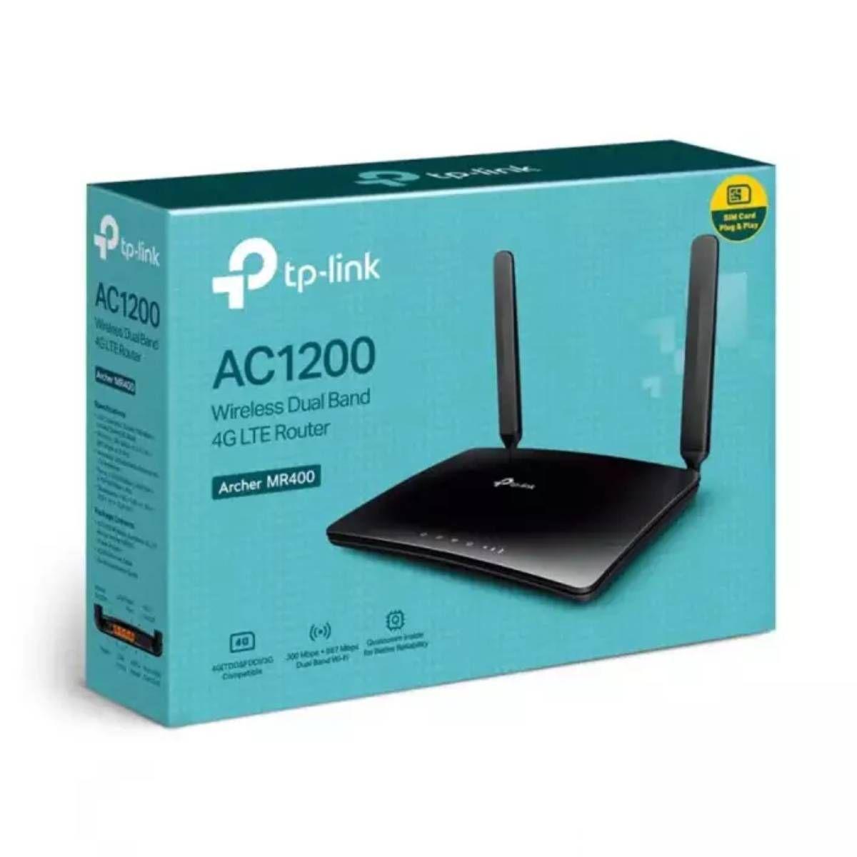 Router Inalámbrico 4G LTE de Doble Banda AC1200-2