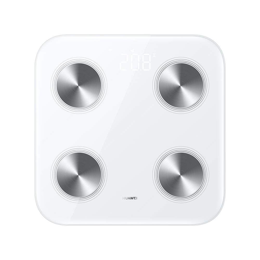 Balanza Digital Huawei Scale 3 Cristal Conexión APP Blanco-0