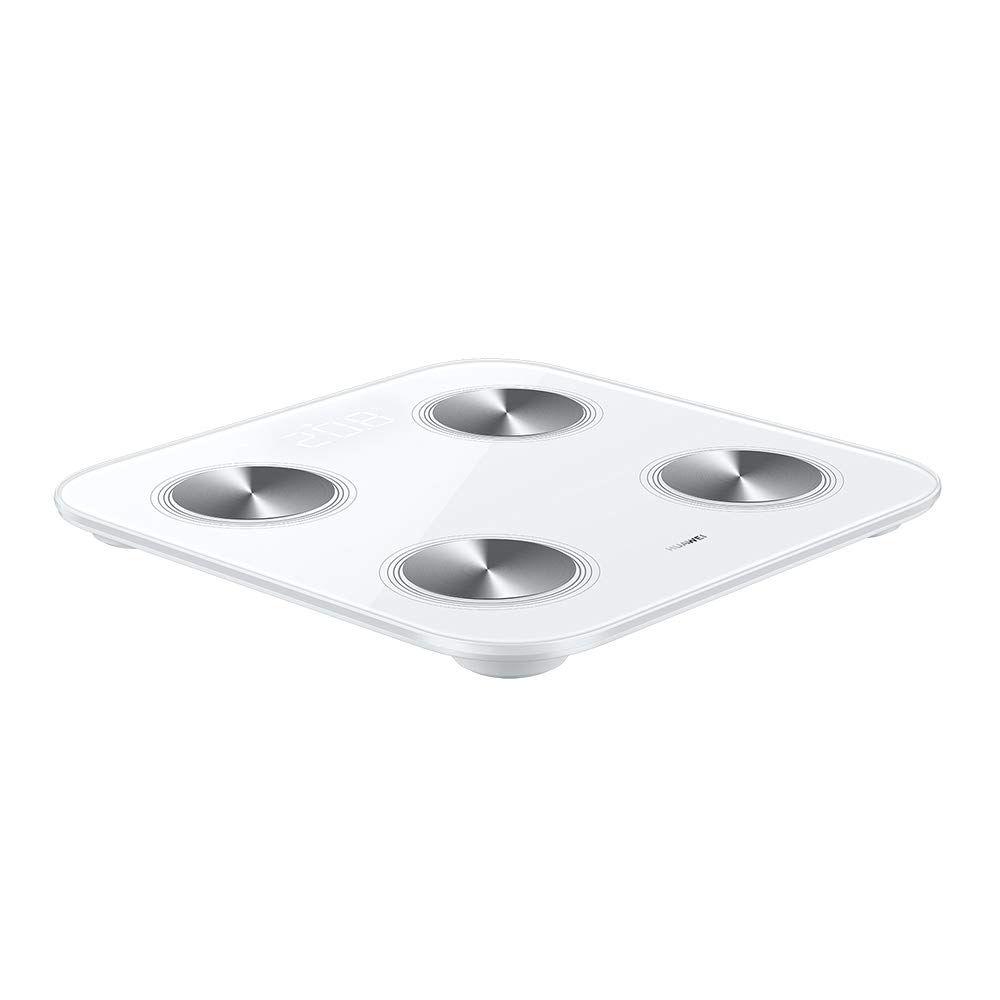 Balanza Digital Huawei Scale 3 Cristal Conexión APP Blanco-1