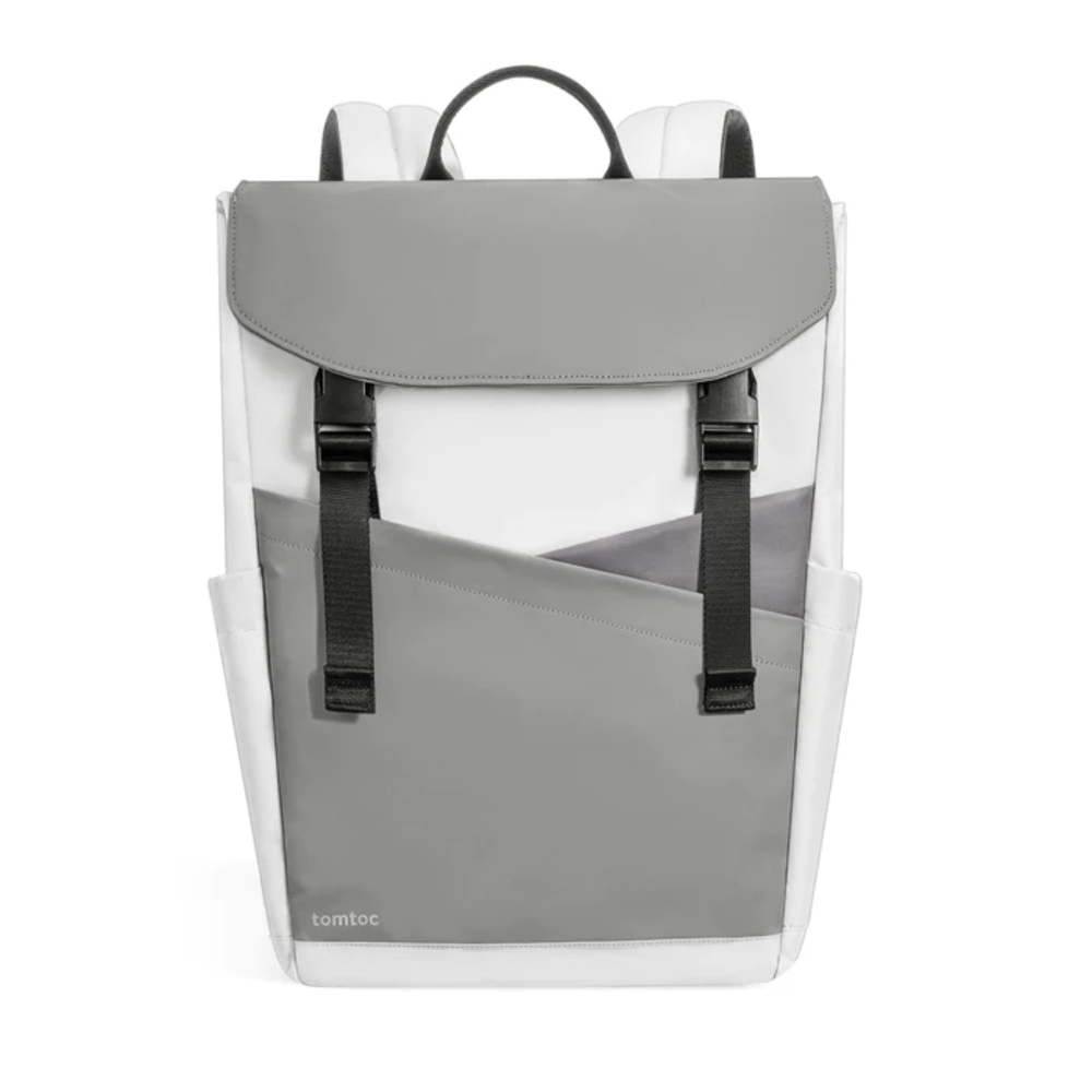 Tomtoc Mochila A64 Solapa Ligera 18L para Notebook 16" Gris-0
