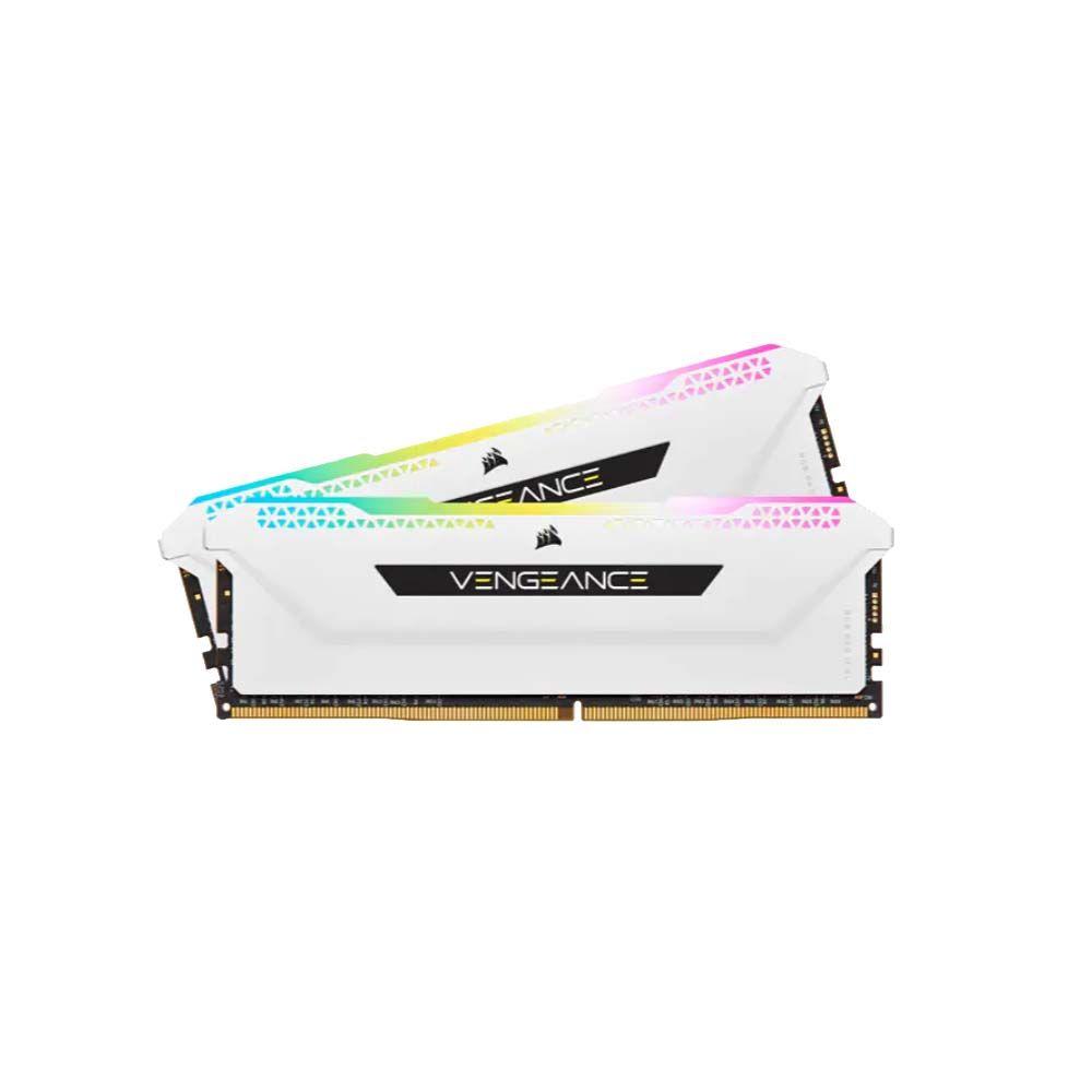 Pack Memoria Ram Corsair Vengeance RGB PRO SL White 2x8 3200-0