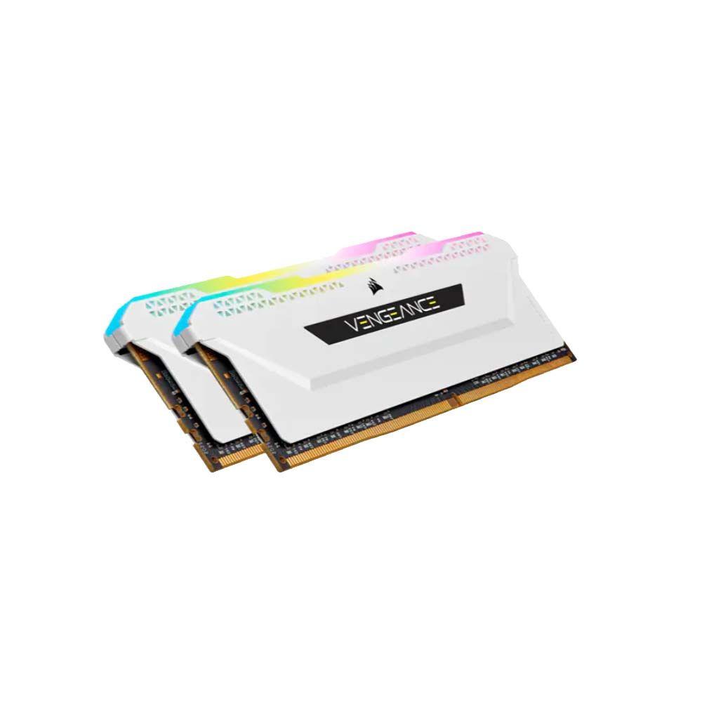 Pack Memoria Ram Corsair Vengeance RGB PRO SL White 2x8 3200-2