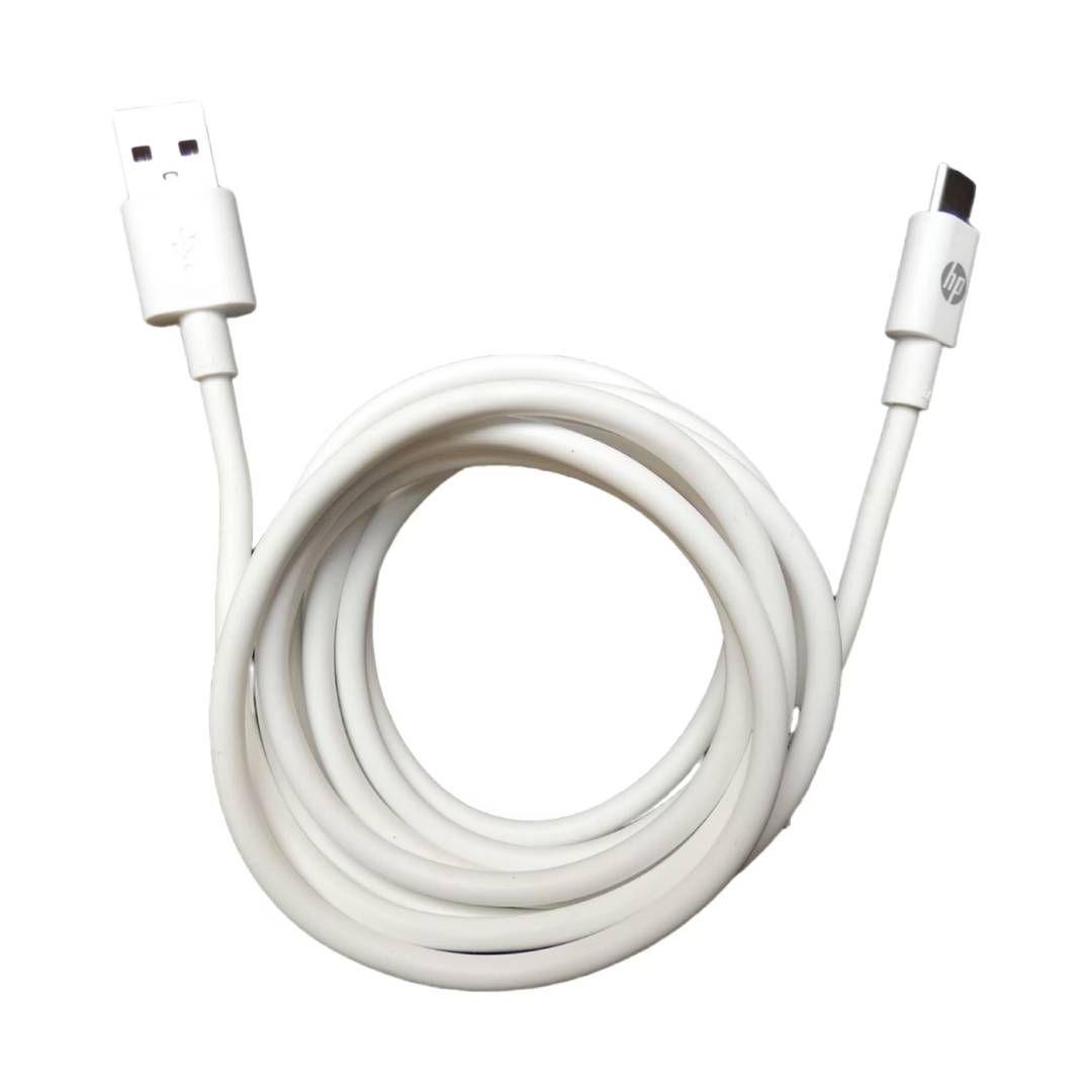 Cable HP USB-A a USB-C 2m 3A Blanco-2