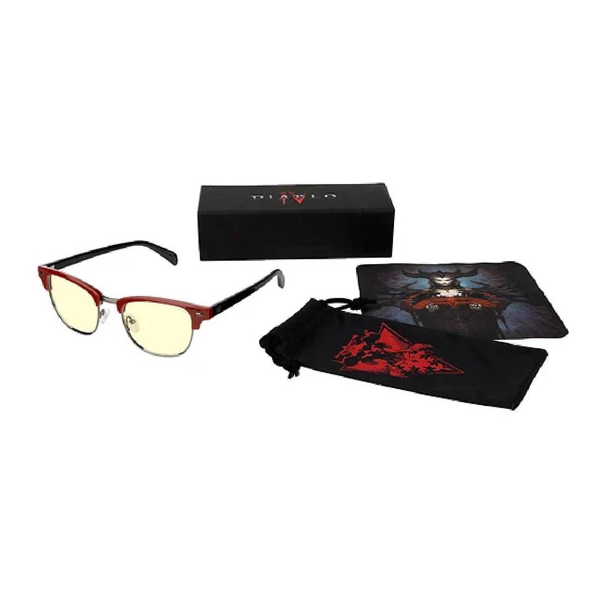 Lentes Gunnar Diablo IV Sanctuary Edition  Blood Onyx Amber-2