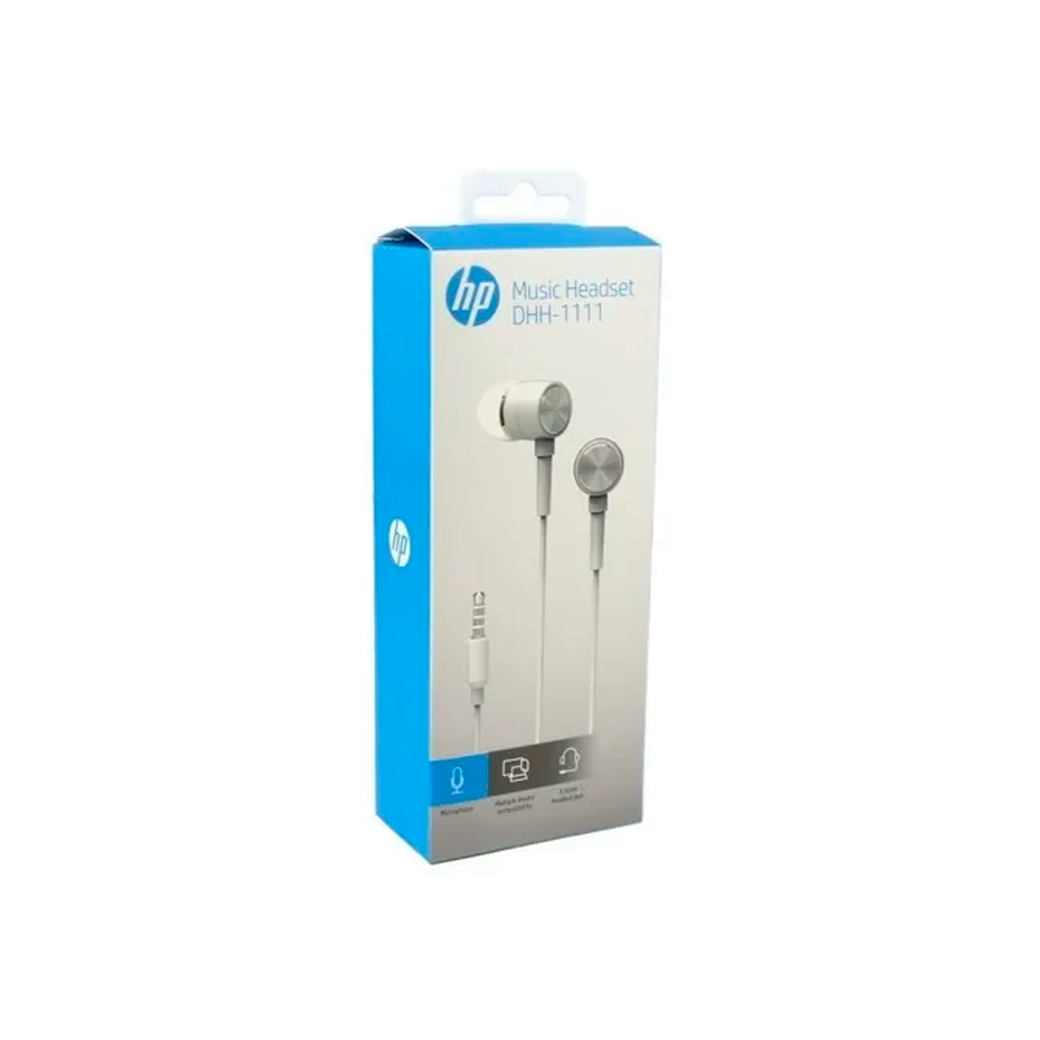 Audifonos In-Ear HP DHE-7000 Blancos Jack 3.5mm-2