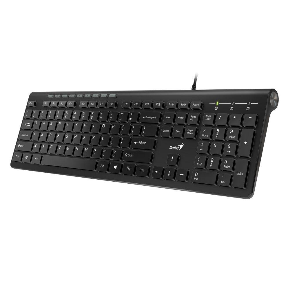Teclado Genius SlimStar 230 USB Negro-0