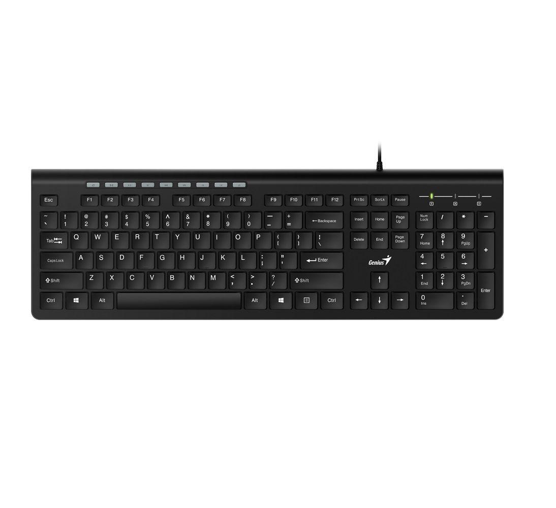 Teclado Genius SlimStar 230 USB Negro-1