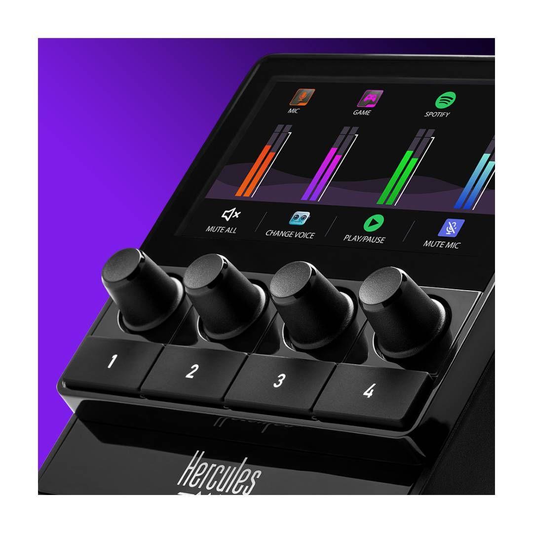 Controladora de Audio Streaming Hercules Stream 100-2
