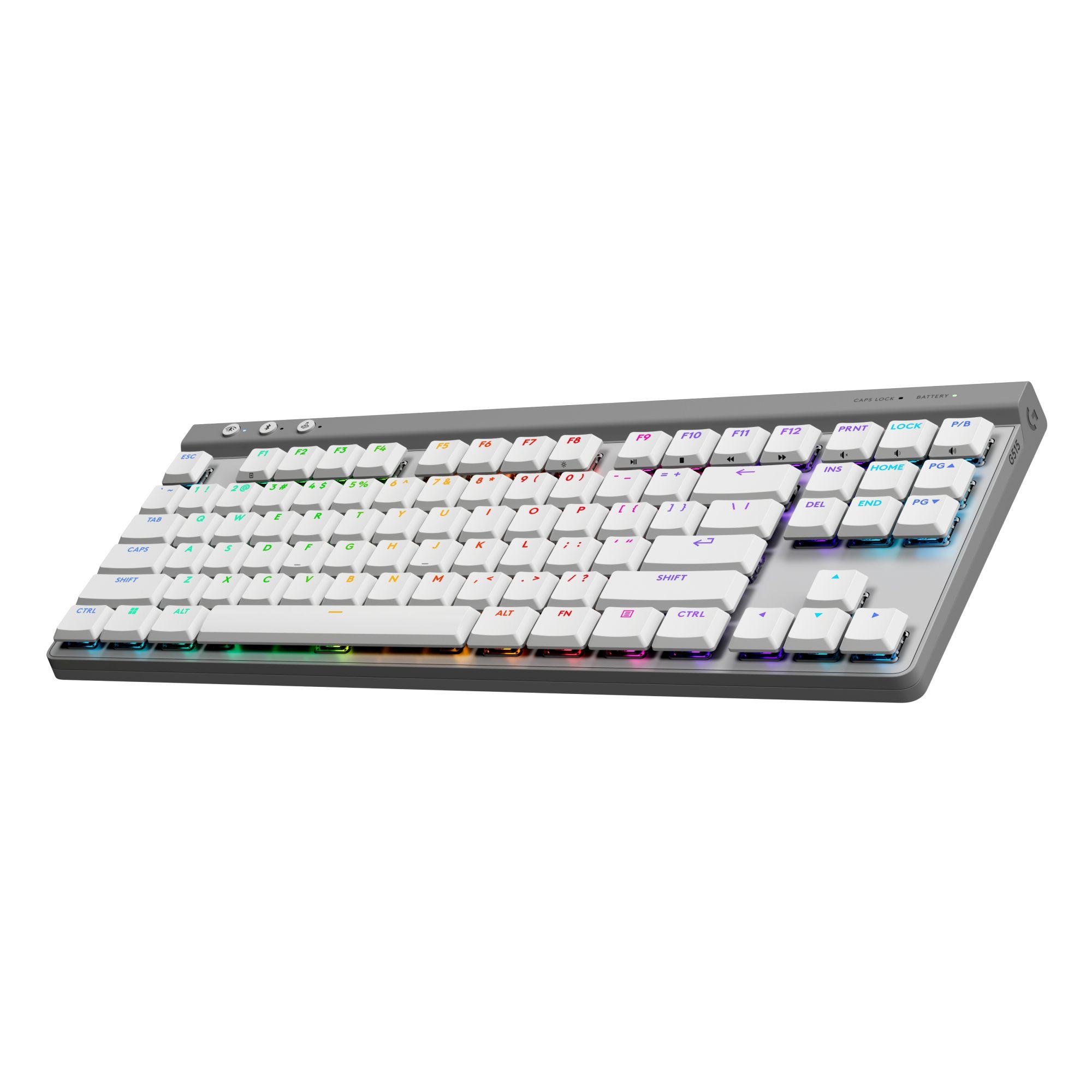 Teclado Logitech G G515 Tkl White Lightspeed-1