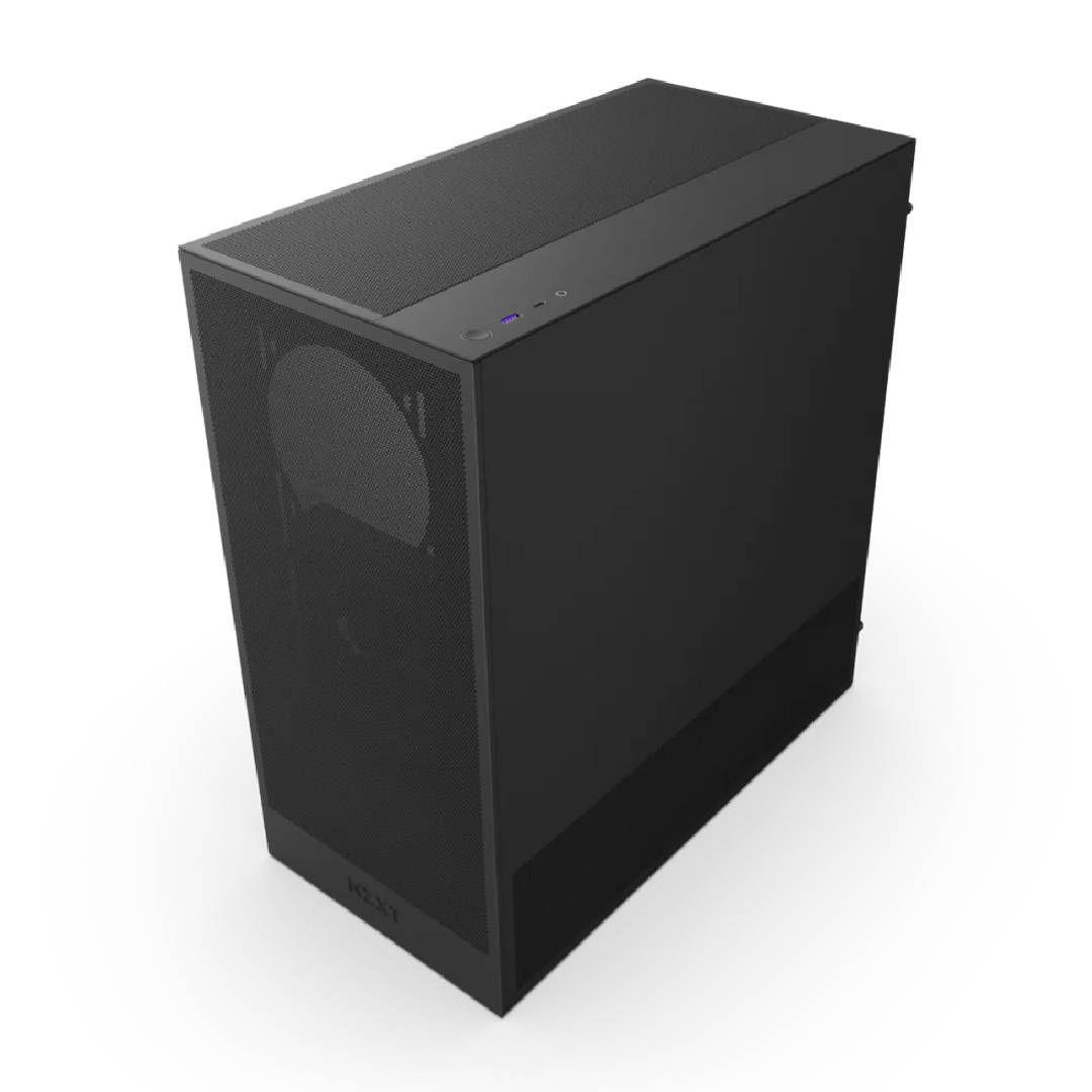 Gabinete NZXT H5 Flow (2024) Compact Mid-Tower ATX Black-2