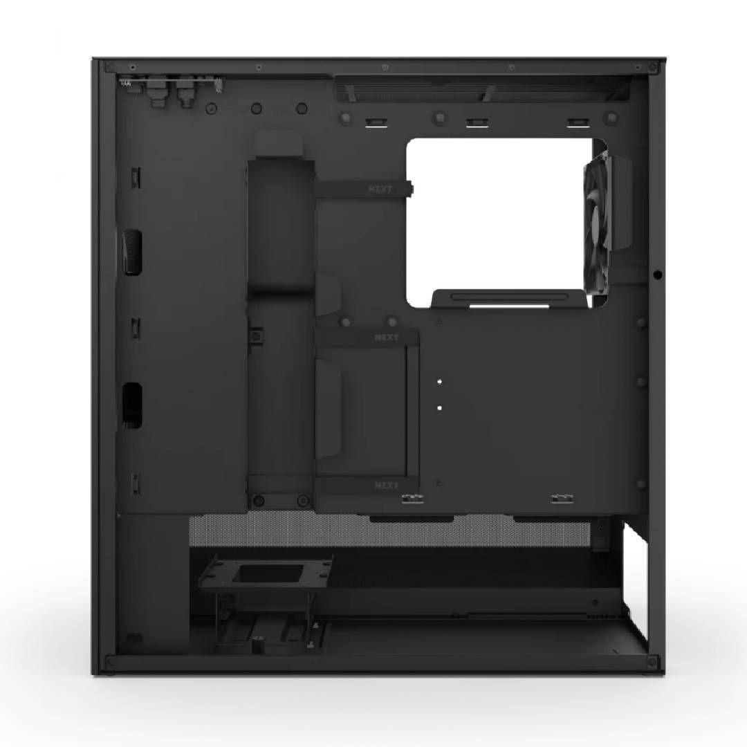 Gabinete NZXT H5 Flow (2024) Compact Mid-Tower ATX Black-5