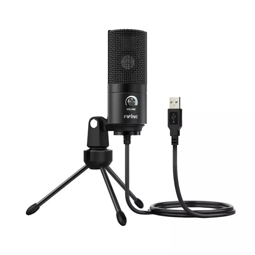 Microfono Condesador Fifine K669B USB Negro-0