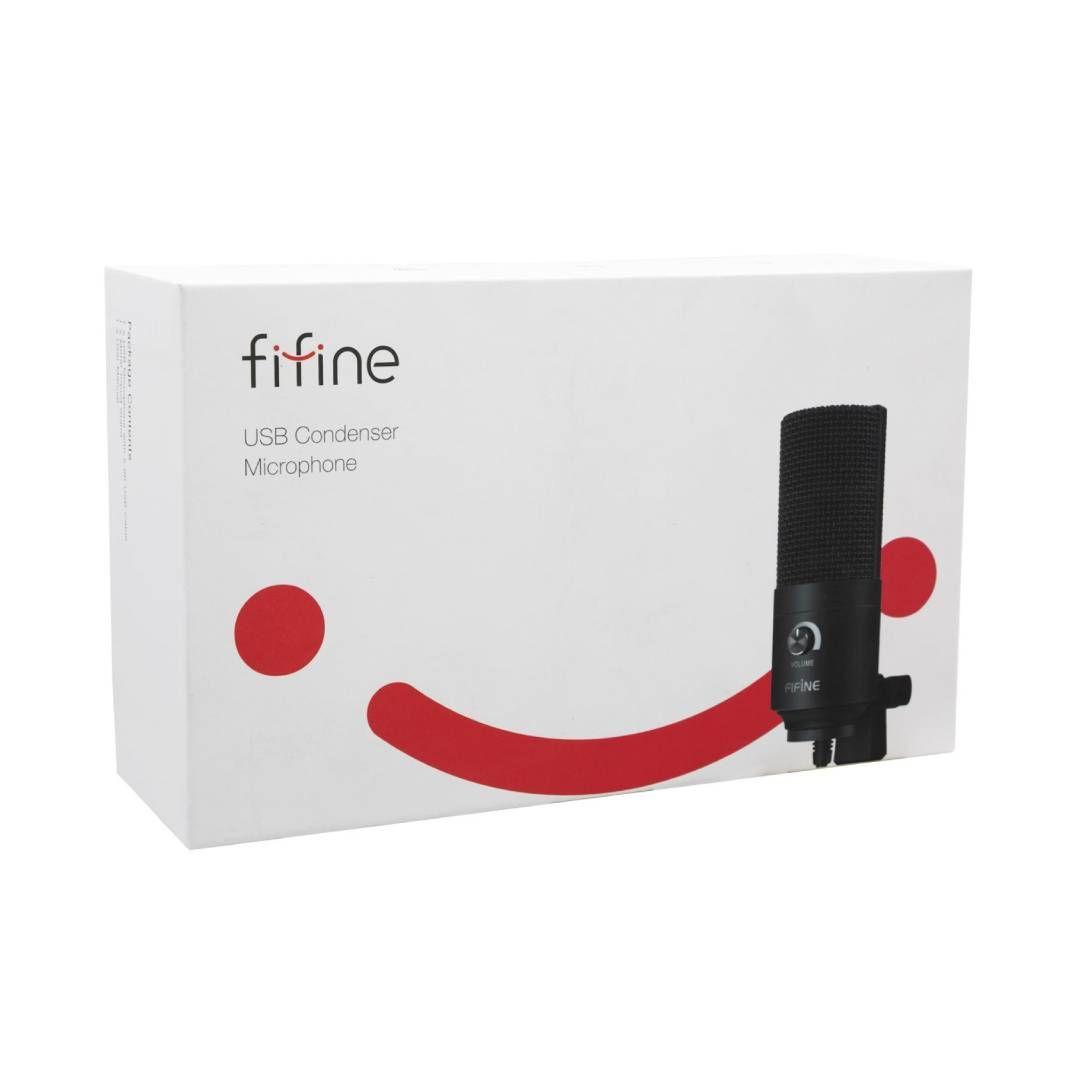 Microfono Condesador Fifine K669B USB Negro-2
