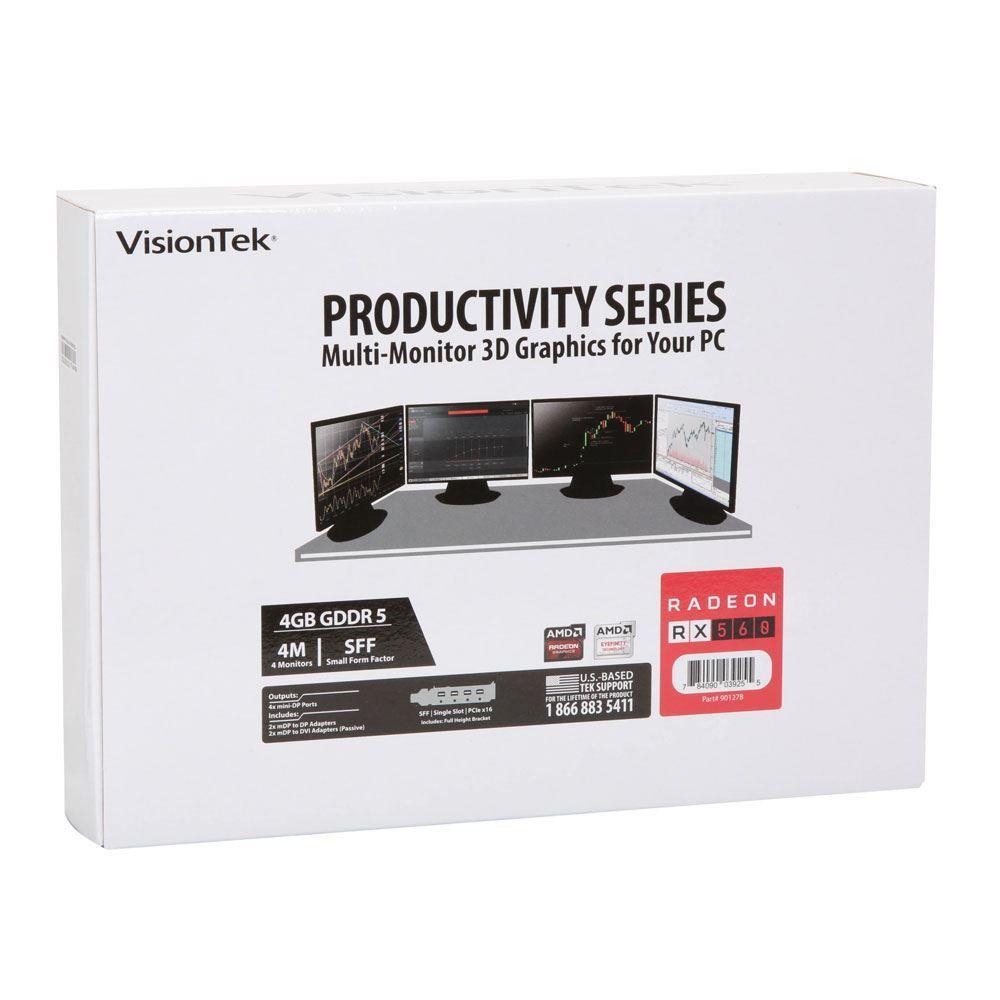 Tarjeta de Video Visiontek AMD Radeon RX560 4GB GDDR5-4