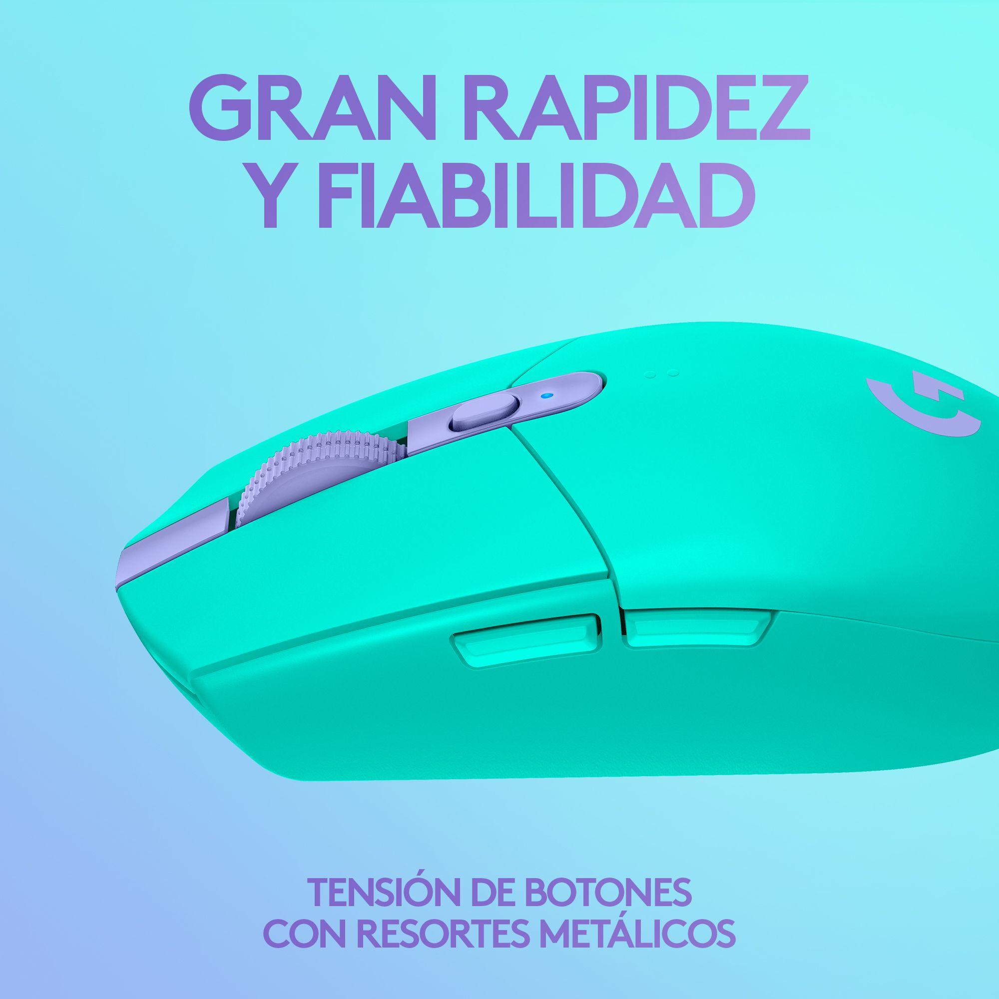 Mouse Gamer Logitech Inalambrico G305 Menta 12000 dpi-4