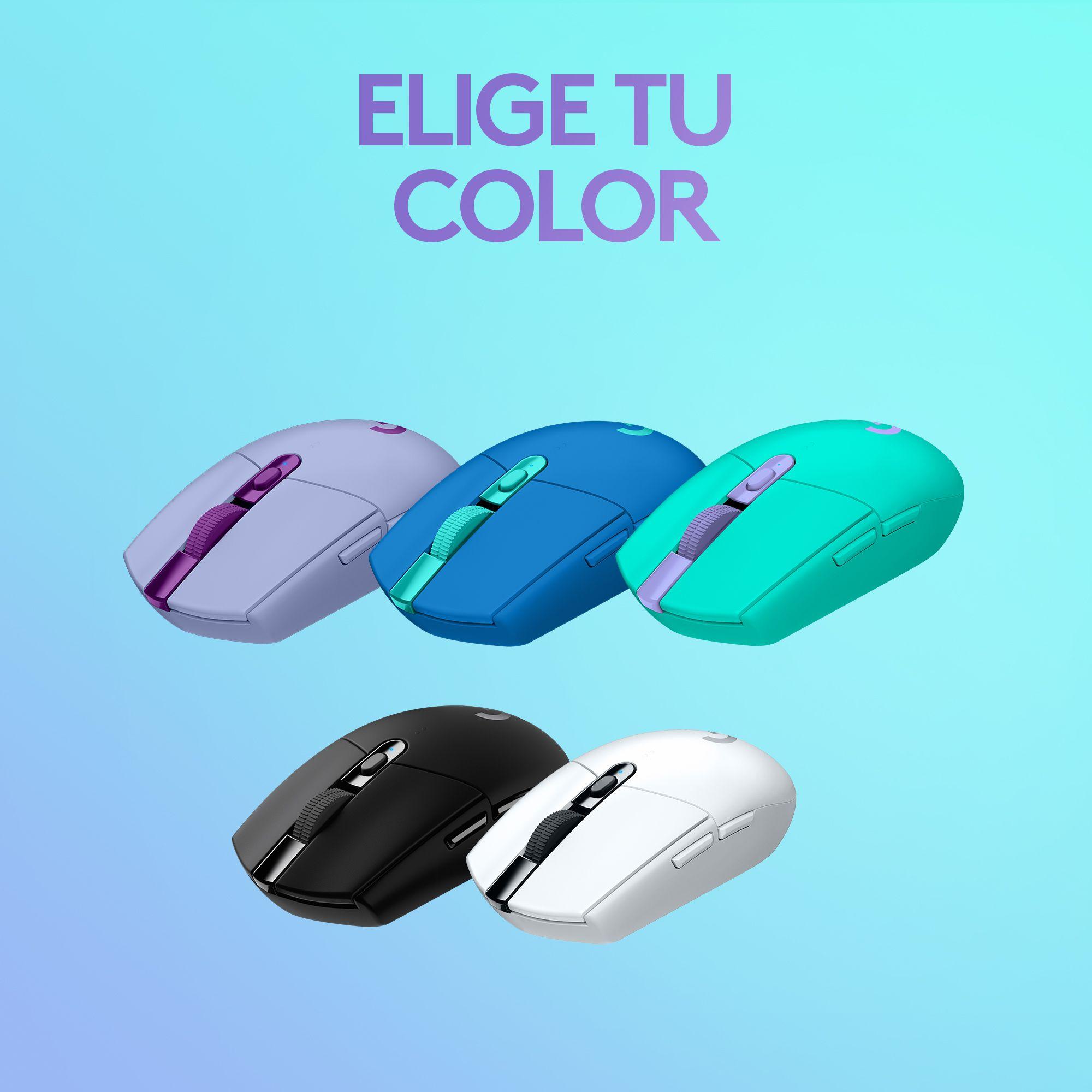 Mouse Gamer Logitech Inalambrico G305 Menta 12000 dpi-5