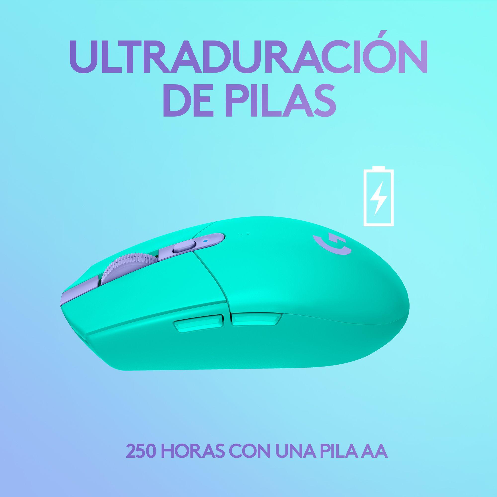Mouse Gamer Logitech Inalambrico G305 Menta 12000 dpi-6