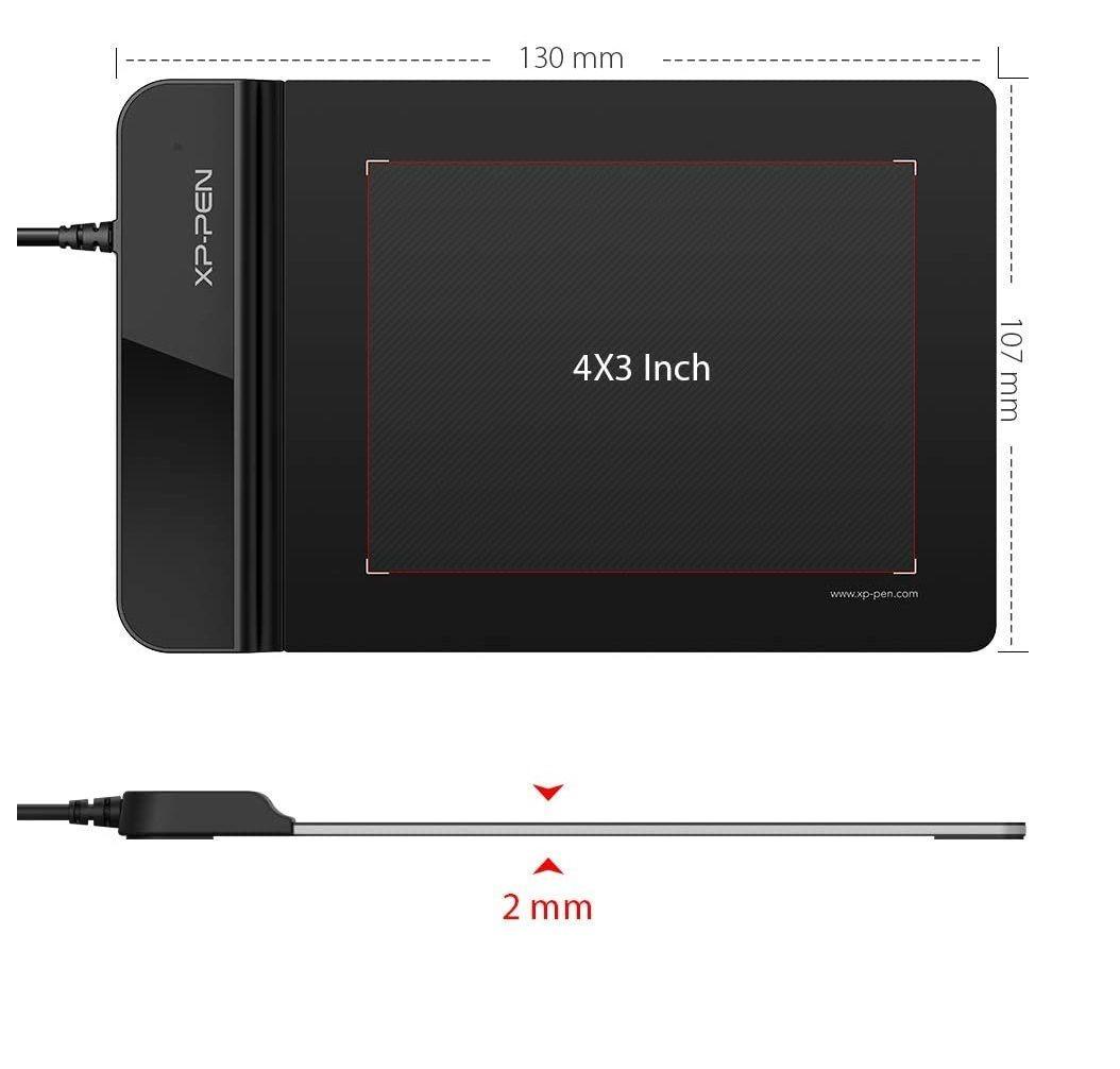 Tableta Grafica Digitalizadora XP-Pen G430S NEGRO-1