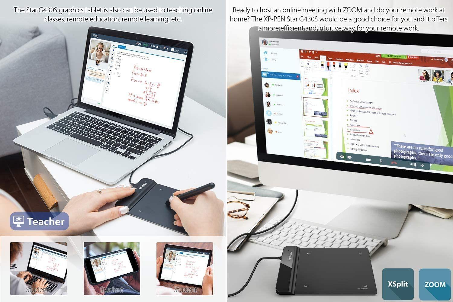 Tableta Grafica Digitalizadora XP-Pen G430S NEGRO-3