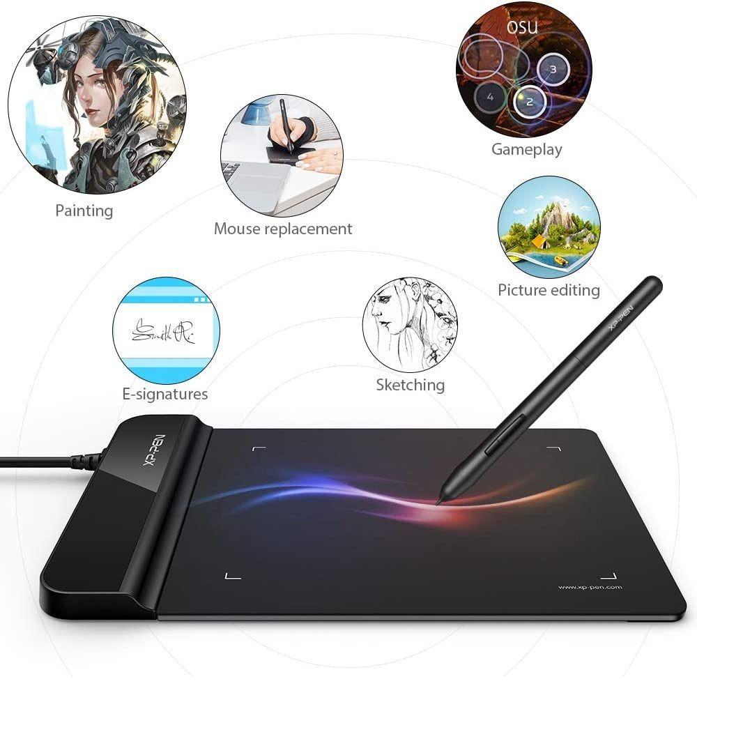 Tableta Grafica Digitalizadora XP-Pen G430S NEGRO-4