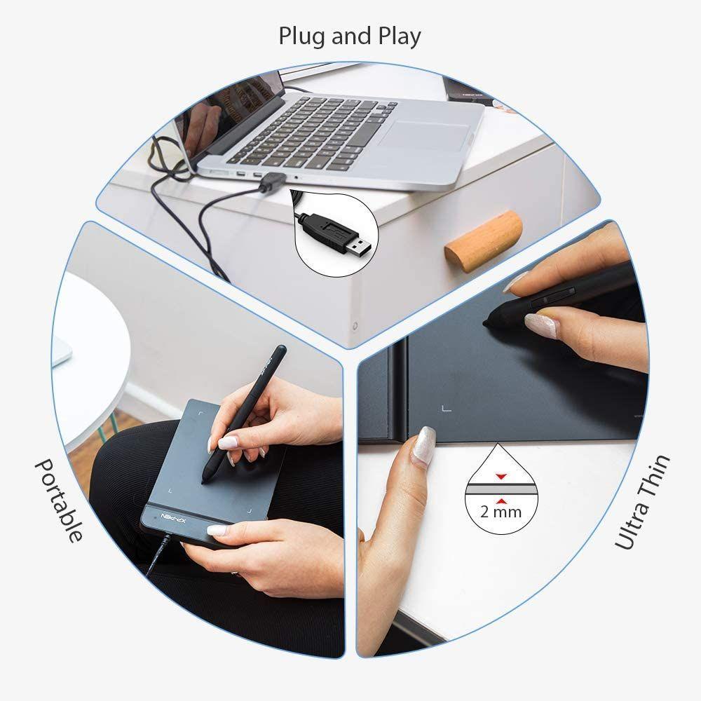 Tableta Grafica Digitalizadora XP-Pen G430S NEGRO-5